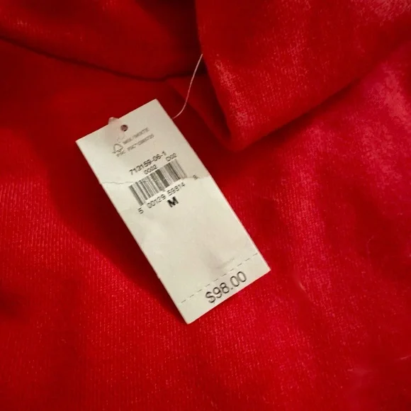 NWT Gap Disney Minnie Oversized Hoodie Red Varsity Fleece Sweatshirt Size M - Picture 4 of 4